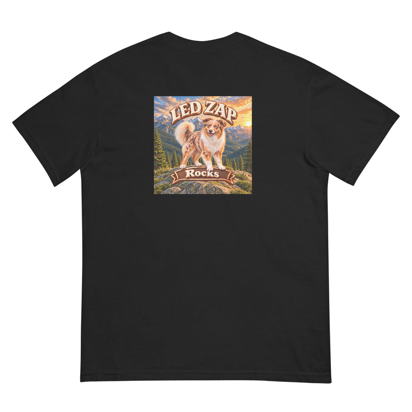 Led Zap Asher Mountain Tee, back view